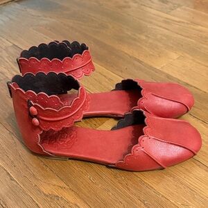 Bali Elf Love Bird Leather Flats